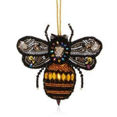 Cody Foster & Co Beaded Bumble Bee Ornament